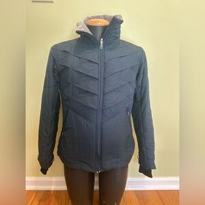 Women’s Columbia Titanium Kaleidoscope Omni Heat Puffer Jacket Blue Size Medium